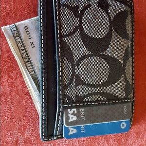 Coach small card case.
